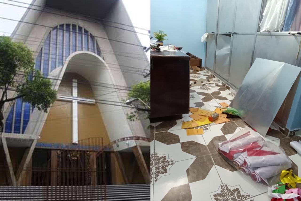 Igreja é invadida e saqueada na Baixada Fluminense
