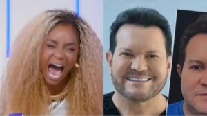 Climão ao vivo: Cariúcha não aguenta ver Ximbinha harmonizado e explode em gargalhada