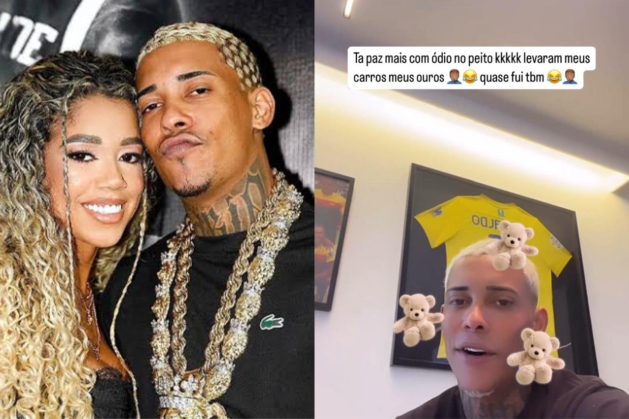Mc Poze do Rodo se pronuncia sobre operação que tem como alvo a esposa dele, Vivi Noronha