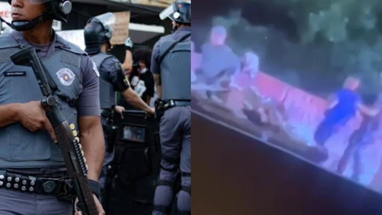 Policial é flagrado arremessando homem de ponte em São Paulo; vídeo causa revolta