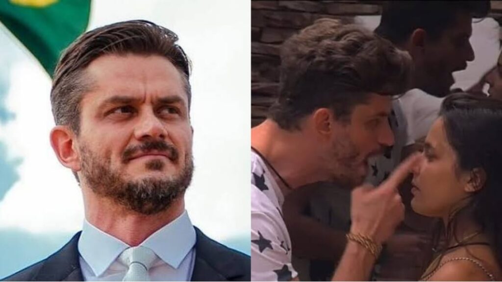 Marcos Harter debocha de Emily Araújo sobre violência dentro do BBB