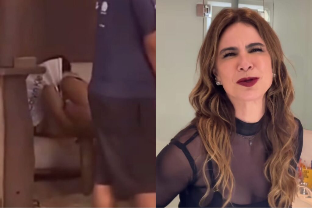 Vídeo: Luciana Gimenez debocha de beijo com jovem atriz de Chiquititas