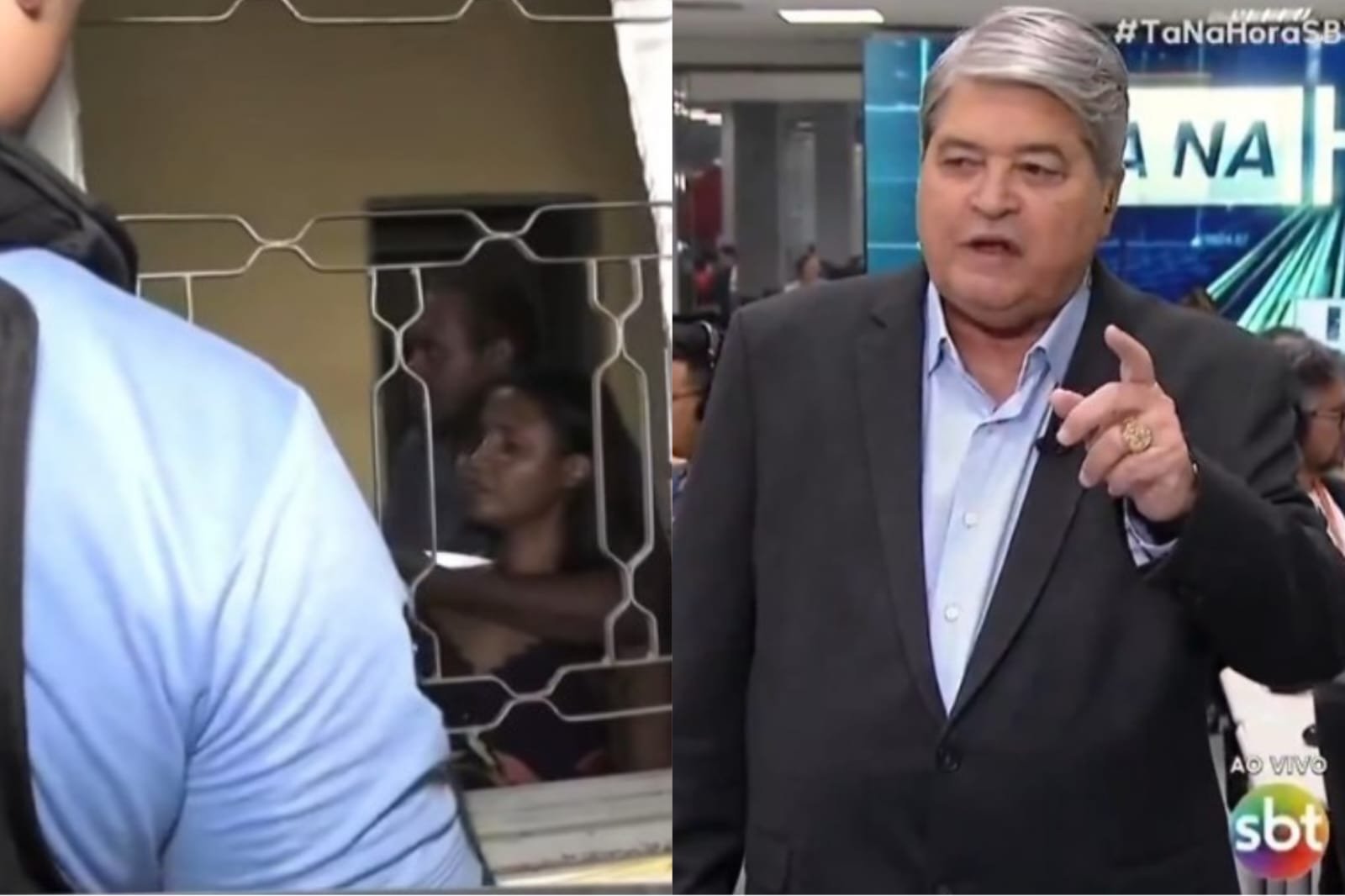Ao vivo, sequestrador tenta negociar com Datena para libertar refém