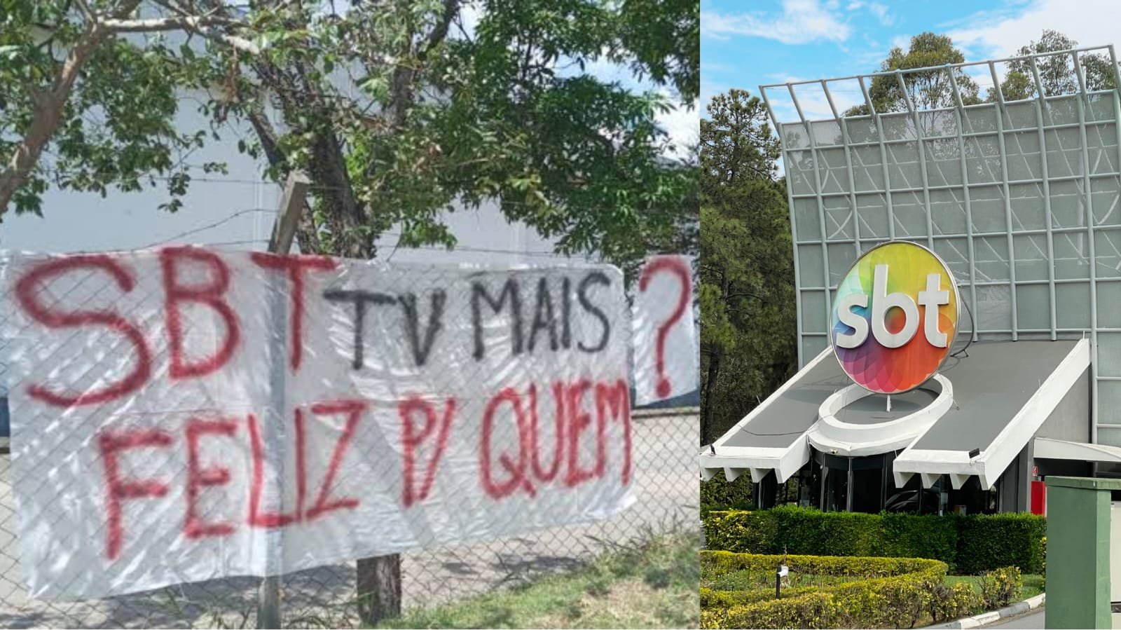 Funcionários do SBT se organizam em protesto após corte de plano de saúde