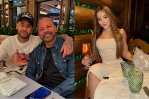 Neymar e pai tomam atitude contra modelo que afirma estar grávida do jogador