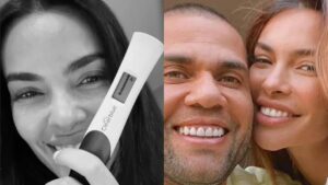 Esposa de Daniel Alves revela gravidez após jogador ser absolvido