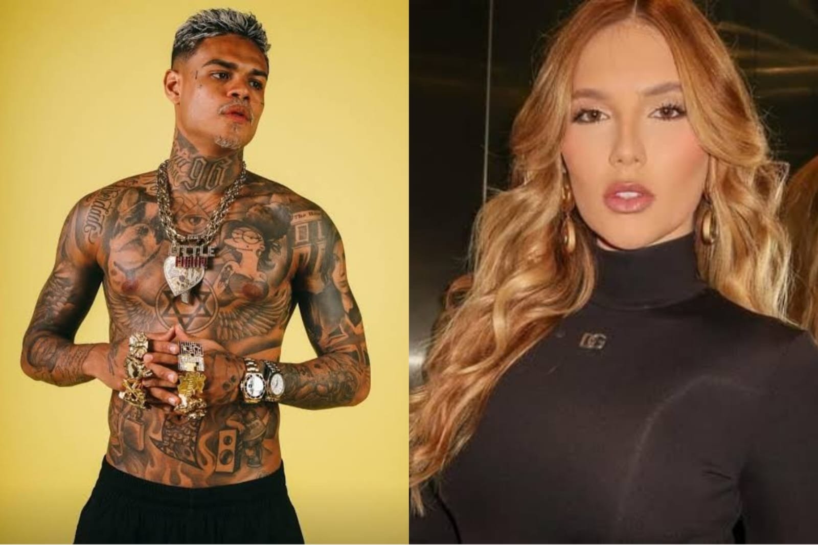 MC Cabelinho é visto aos beijos com amigo de Virginia Fonseca