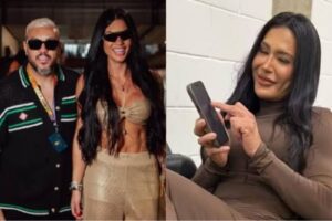 Atual de Belo manda indireta após Gracyanne confessar desejo de reatar com cantor
