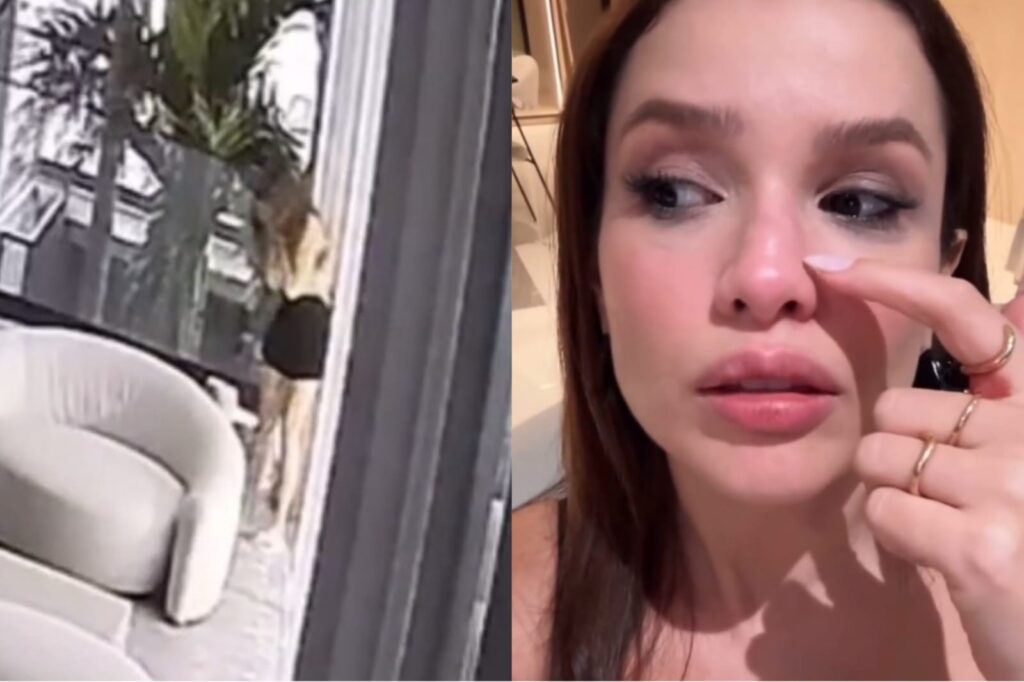 Vídeo: Juliette fratura o nariz ao bater em janela de vidro