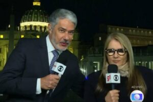William Bonner explica motivo de climão com Ilze Scamparini