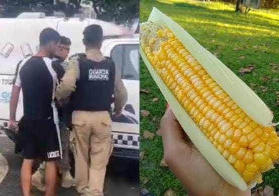 Ambulante é preso após dar golpe na venda de milho para gringos