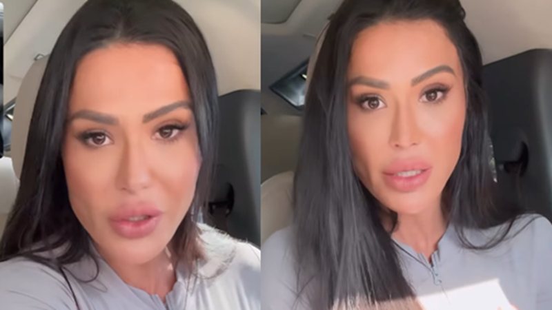 Gracyanne Barbosa rasga perna em acidente na academia