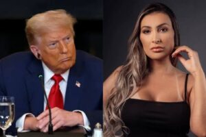 Vídeo: Andressa Urach pede perdão a Trump por protestos de brasileiros