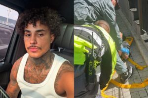 MC Livinho é internado com perfuração no pulmão após acidente de trânsito