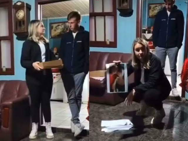 Vídeo: Mulher faz chá revelação fake para expor traições de marido