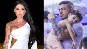 Namorada de Belo expõe agressões de ex após polêmica com filho