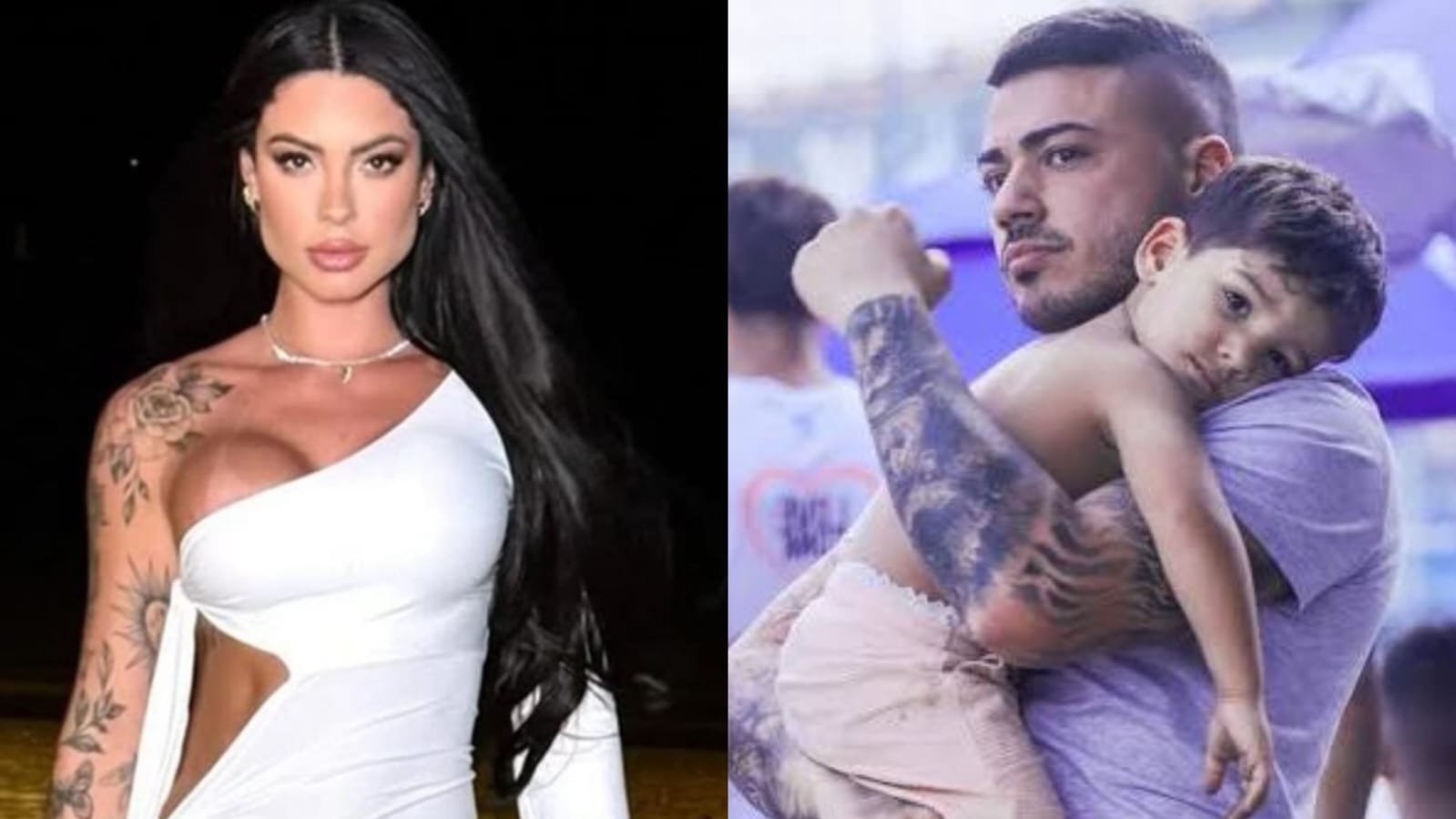 Namorada de Belo expõe agressões de ex após polêmica com filho