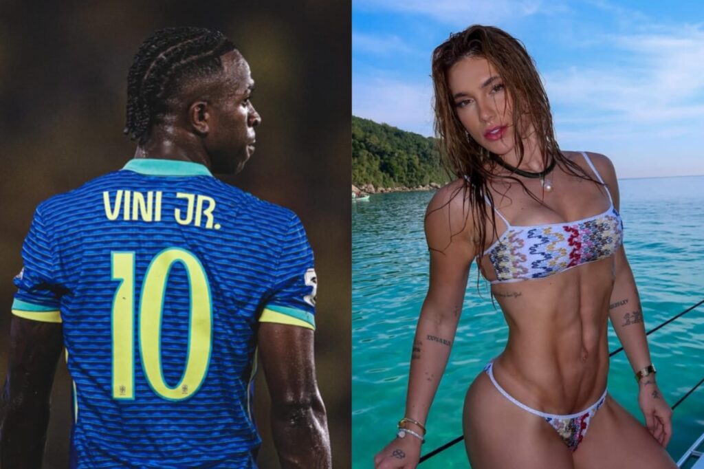 Virginia Fonseca e Vini Jr são vistos em dança intima escondidos durante festa