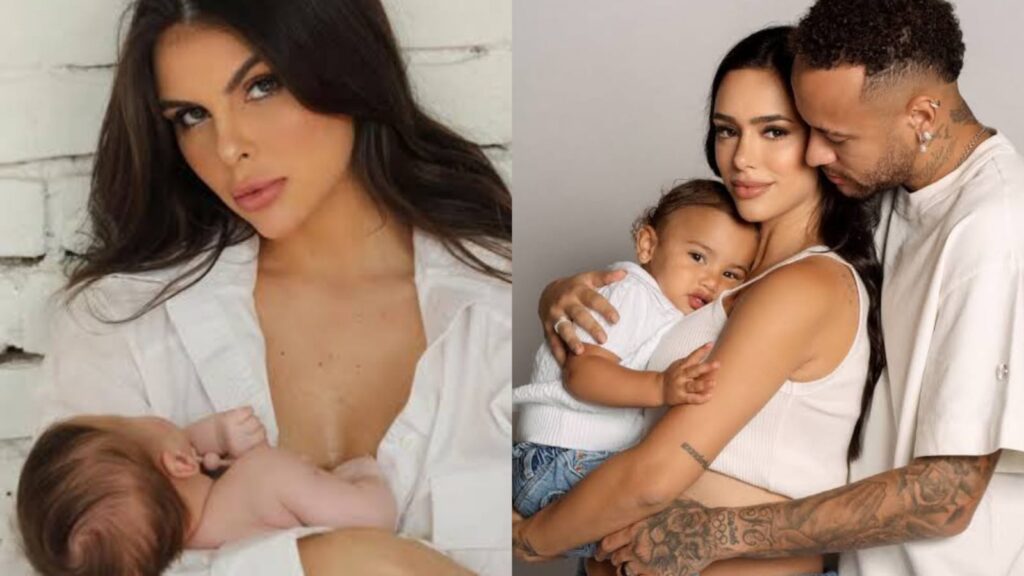 Em meio a polêmica, ex-amante de Neymar expõe mensagens com Bruna Biancardi sobre filha