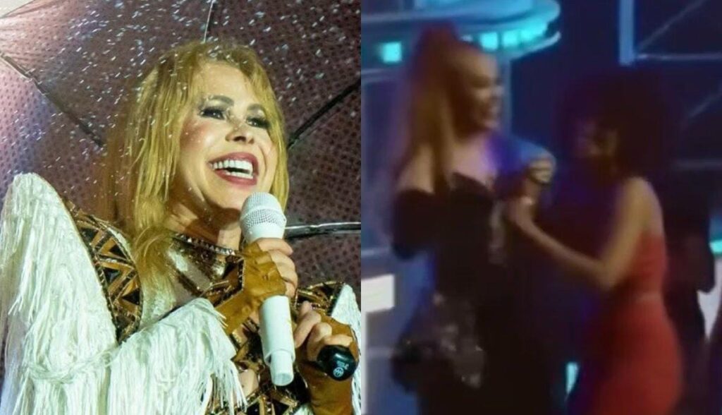 Joelma se desespera e tira microfone de fã após ser criticada em show