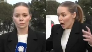 Repórter é assaltada durante preparação para o ao vivo