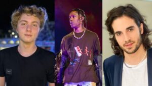 Fiuk e filho de Luciano Huck tentam invadir camarim de Travis Scott e são expulsos por cantor