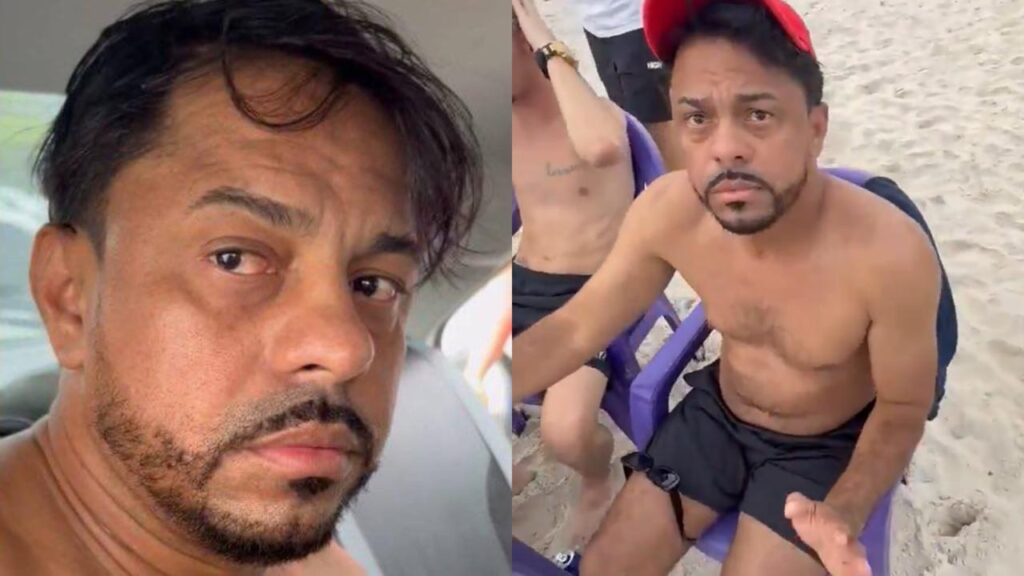 Vídeo: chefão do Comando Vermelho é preso enquanto bebia uísque na praia