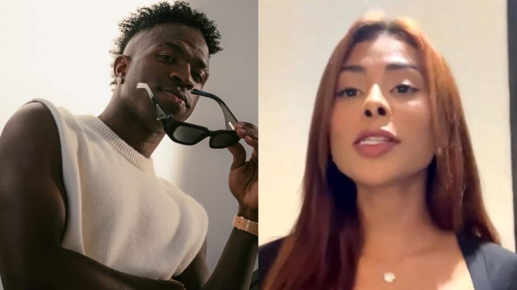 Modelo chama Vini Jr de ‘maníaco e egocêntrico’ após insistência em pedidos eróticos