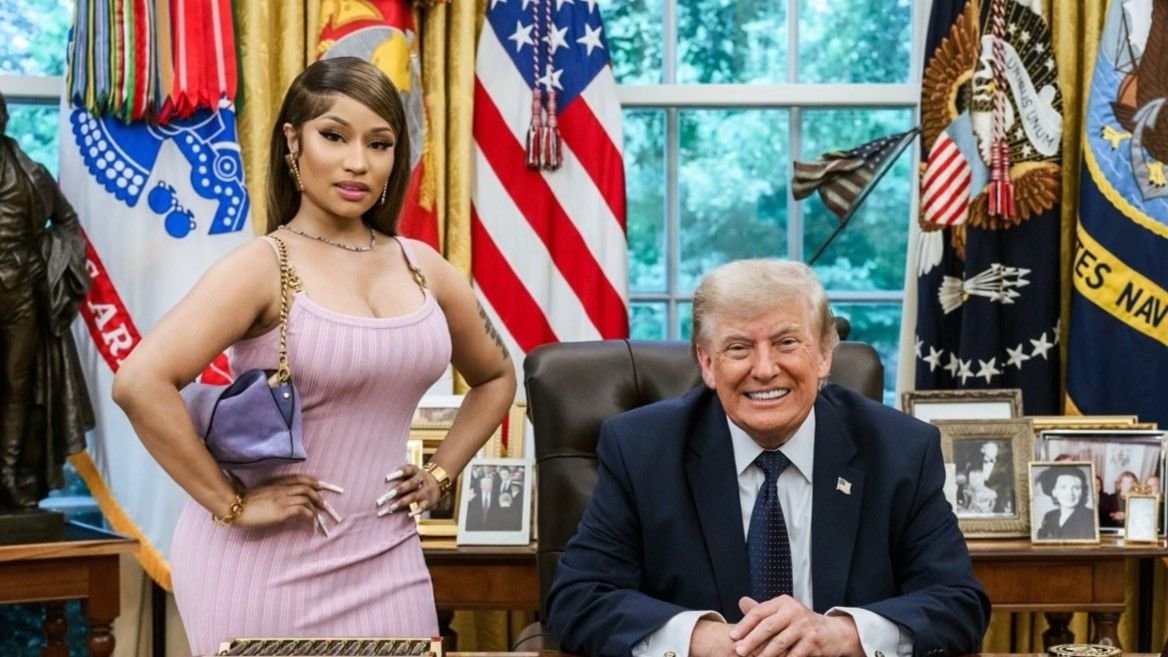Nicki Minaj compartilha encontro com Trump após ser chamada de “gostosa” pelo presidente